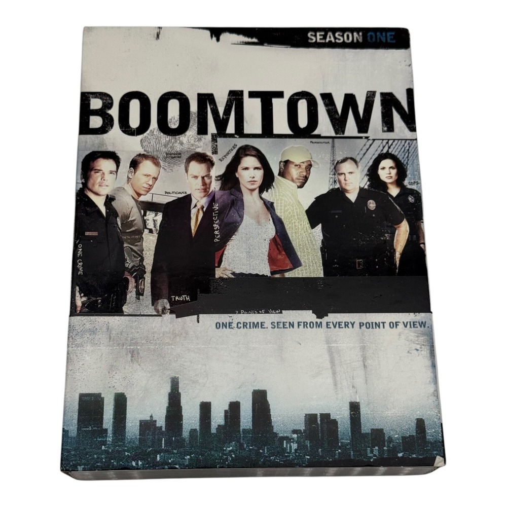 Boomtown Season One DVD 5-Disc Set NBC Crime Drama Donnie Wahlberg Excellent